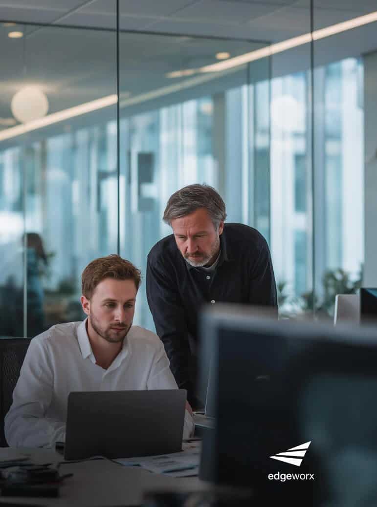 Expert team providing IT Network Support Services in a complex network environment.